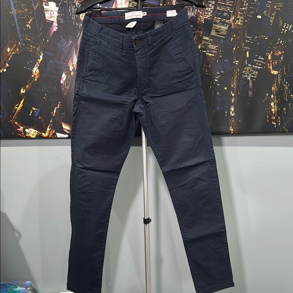 Men's Slim Chino Pants - Navy